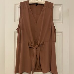 Torrid Plus Size 1 Brown Tunic Top